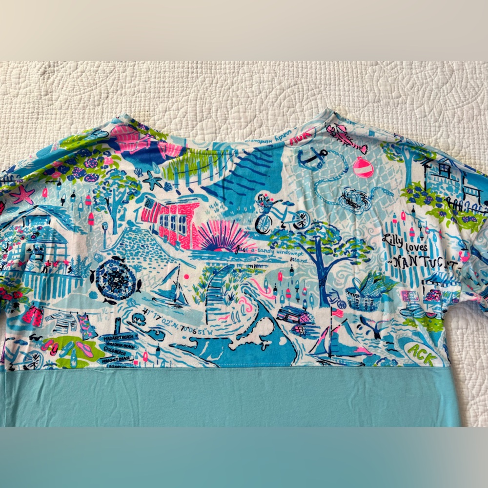 Lilly Pulitzer Finn Top in Rare Nantucket Print - Picture 13 of 14